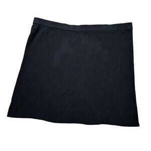 Old Navy Black Rib-Knit Stretch Pencil Skirt Size 3X